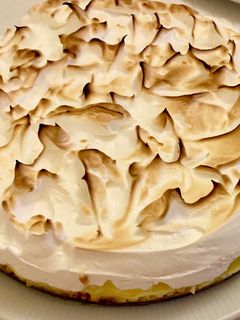 Una foto de Tarta de limón sin horno#dulce