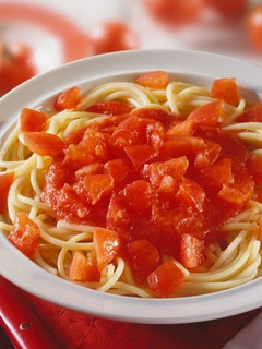 A picture of Spaghetti With Tomato Sauce.