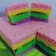 Rainbow Cake Kukus