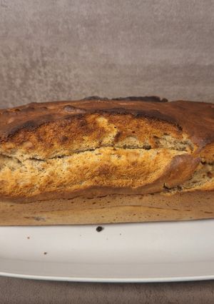 Une photo de Gateau banane cacahuète