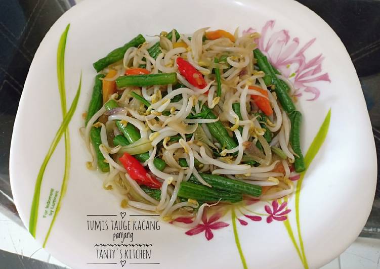 Tumis Tauge Kacang Panjang