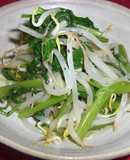 Water Spinach and Bean Sprout Namul