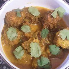 A picture of Lokey(ghiya) k kofte.