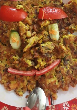 عکسی از دستور کوکوی مرغ ابتکاری