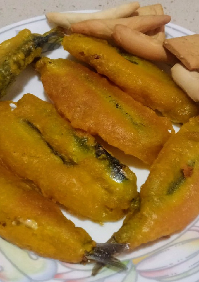 Una foto de Boquerones rebozados