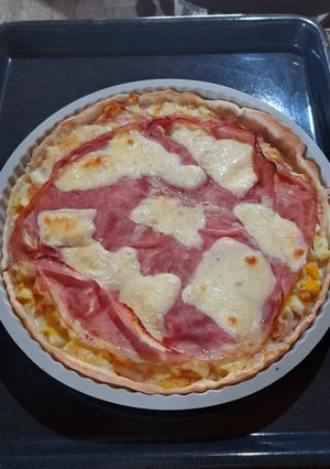 Una foto de Tarta de jamón y queso !!