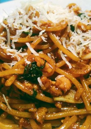 Foto resep Spaghetti with blackpaper sauce