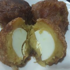 Egg Potato balls A picture of Egg Potato balls.