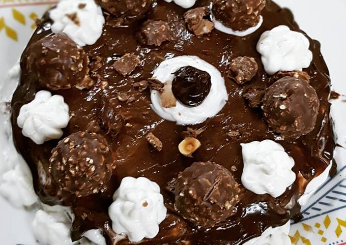 Recipe of Super Quick Ferrero chocolate cake
