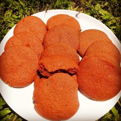 A picture of Red velvet cookies.