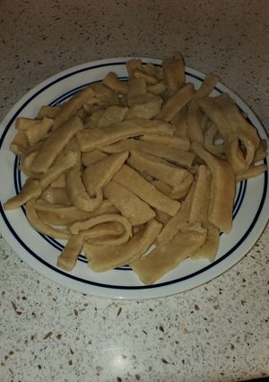 A picture of Homemade Egg Noodles.