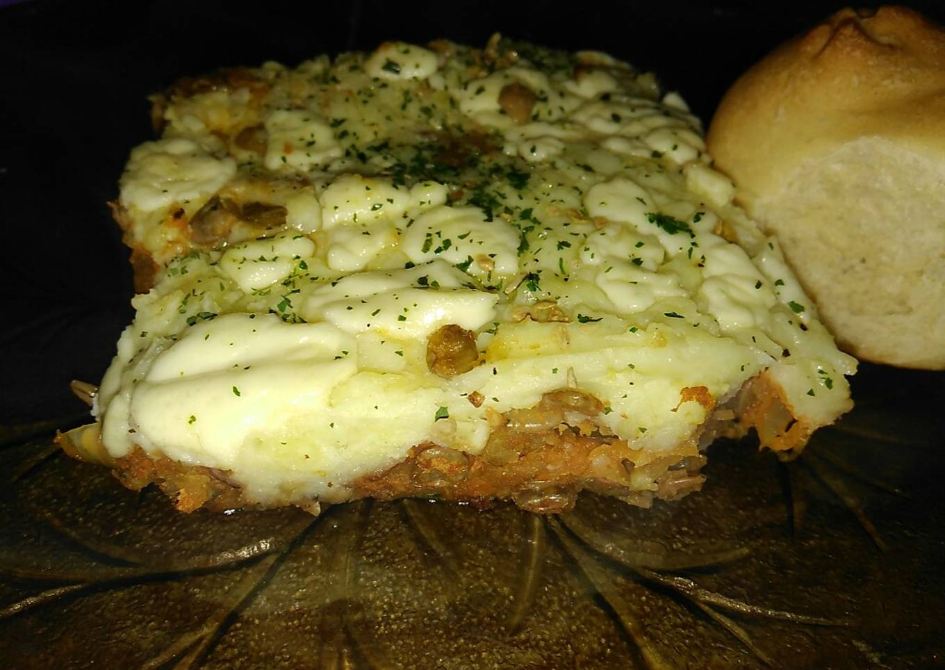 Pastel de papas sin carne econ贸mico y nutritivo馃挭