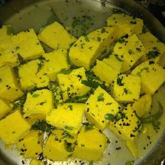 Dhokla A picture of Dhokla.