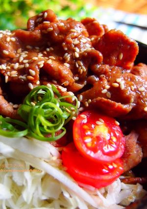 薑汁燒肉 的食譜成品照片