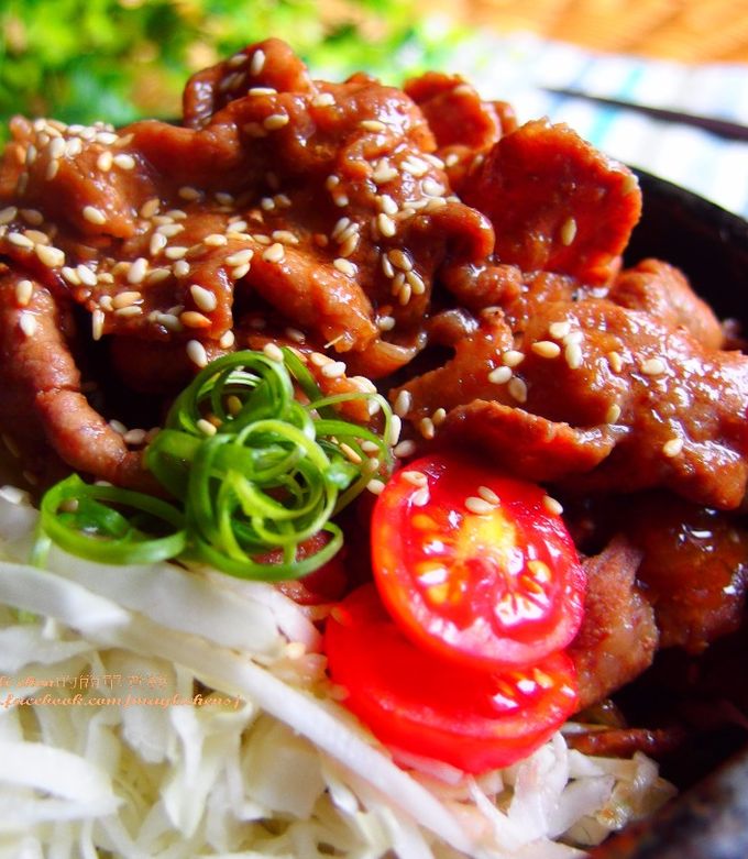 薑汁燒肉 的食譜成品照片