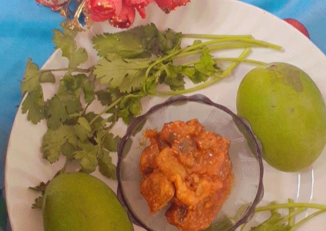 Raw mango pickle
