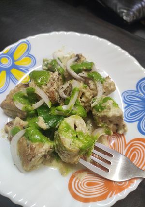 A picture of Malai Soya Chaap.