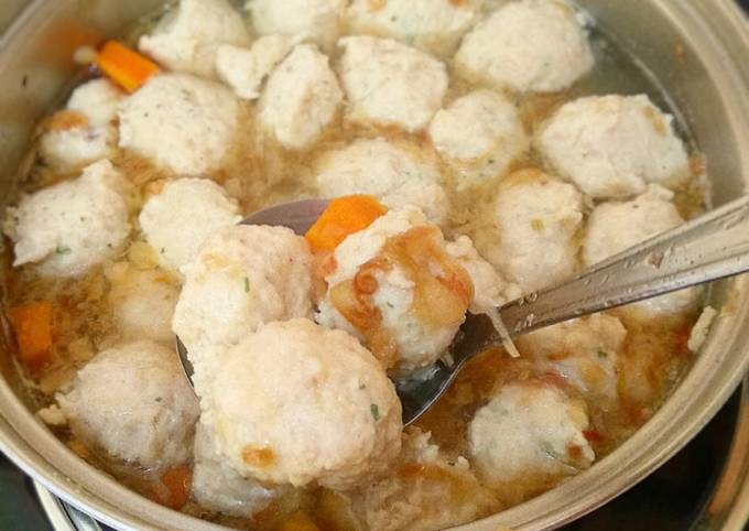 Kuah Baso Ayam (lembut dan anak anak suka 😍)