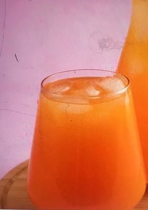 عکسی از دستور نوشيدنى پرتقال و بهار نارنج