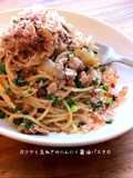 ☆Tuna and Onion Garlic Soy Sauce Pasta☆