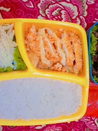 Cara Mudah Membuat Resep Chicken katsu &amp; Beef teriyaki ala-ala hokben yang Enak Banget Anti Ribet, Lezat