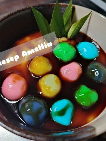 Langkah Gampang Membuat Resep Bubur candil rainbow kuah kinca (full tepung ketan) yang Lezat Sekali Anti Ribet, Bisa Manjain Lidah