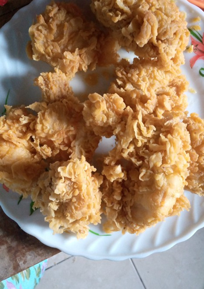 Foto resep Ciken krispi ala yg dijual di pinggir jalan