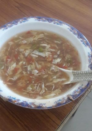 A picture of Chicken vegies Soup.