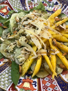 Una foto de Ensalada fresca agridulce