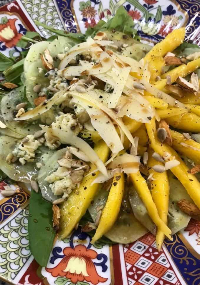 Una foto de Ensalada fresca agridulce