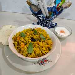 Vegetable Mint Pulav રેસીપી મુખ્ય ફોટો