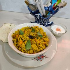 A picture of Veg Mint Pulav.