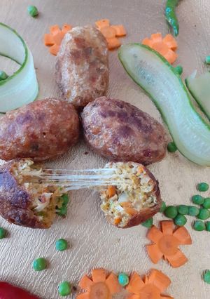 A picture of Chicken Spring cheese cutlets.