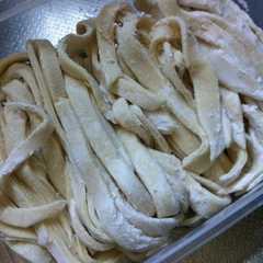 A picture of Homemade Hoto Udon Noodles.