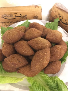 صورة لوصفة كبة مقلية مدلله بالرمان والجوز 👌