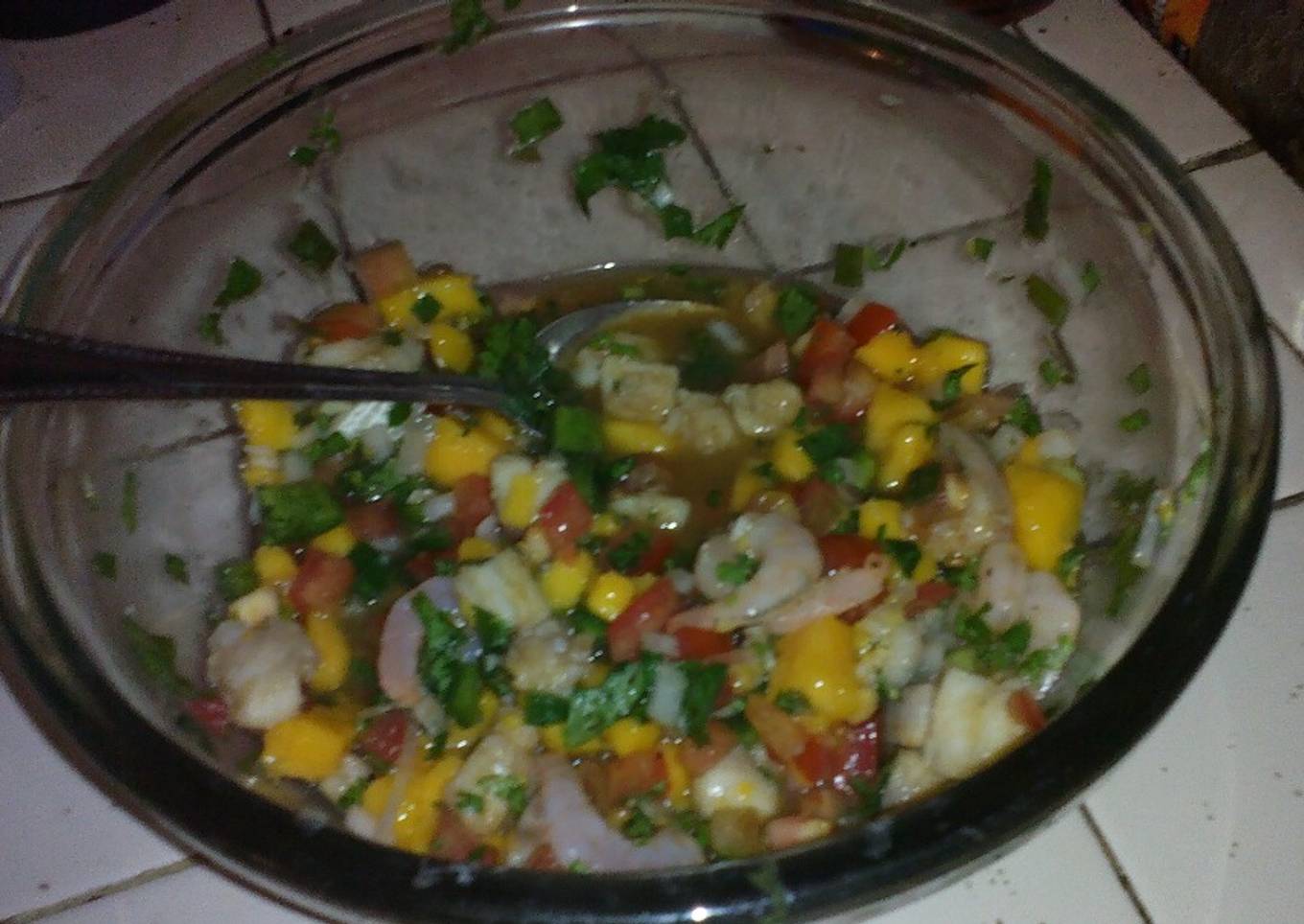 Ceviche de pescado, versión Eddy