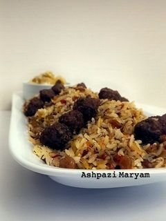 عکسی از دستور گردو پلو🍲