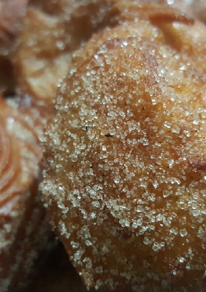 Una foto de Bolitas dulces rellenas de Philadelphia