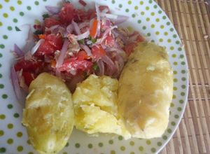 Una foto de Sarza de atún con papas