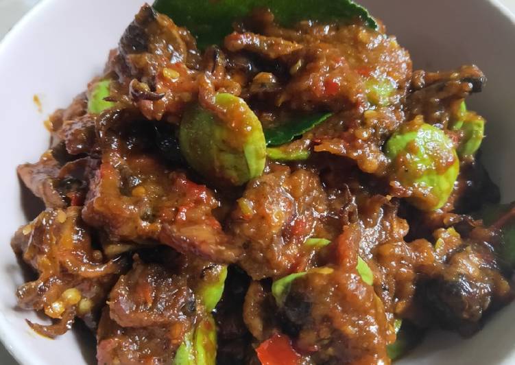 Resep Cumi asin sambal pete, Enak