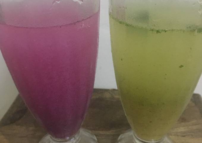 Jamun juice and Aam panna