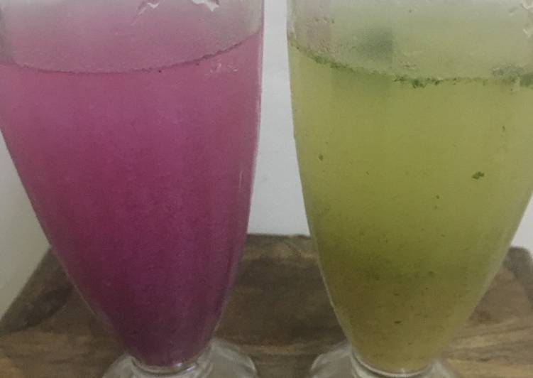 How to Make Super Quick Homemade Jamun juice and Aam panna