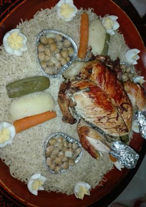 صورة لوصفة رشتة خفيفة وبصوص بيضاء