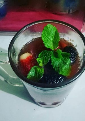 Foto resep Berry mint tea