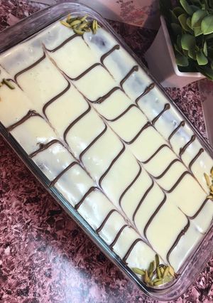 صورة لوصفة كيكة الحليب المحموس😋🕊