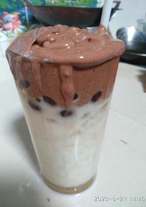 Foto resep Dalgona cocolate boba
