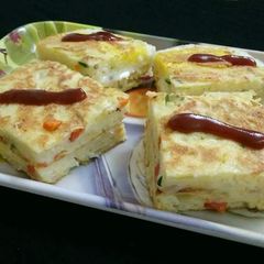 Bread Cheese Omelette A picture of Bread Cheese Omelette.