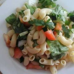 A picture of Wheat pasta salad.