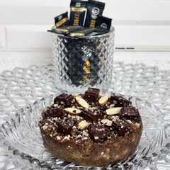 ☕🌍🍫 Italian-Inspired Espresso Almond Mug Cake | Rich Coffee Flavor & Chocolate Almond Topping-レシピのメイン写真
