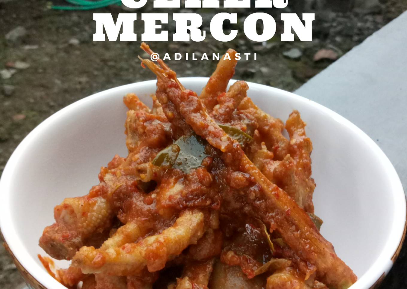 Resep Ceker Mercon